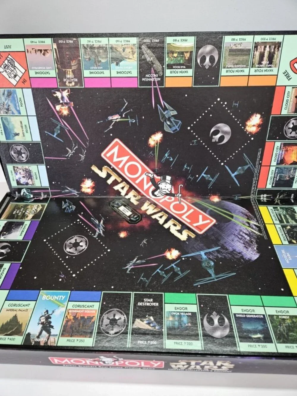 NEW Star Wars Monopoly 1997 Parker Brothers Limited Collectors Edition NOS
